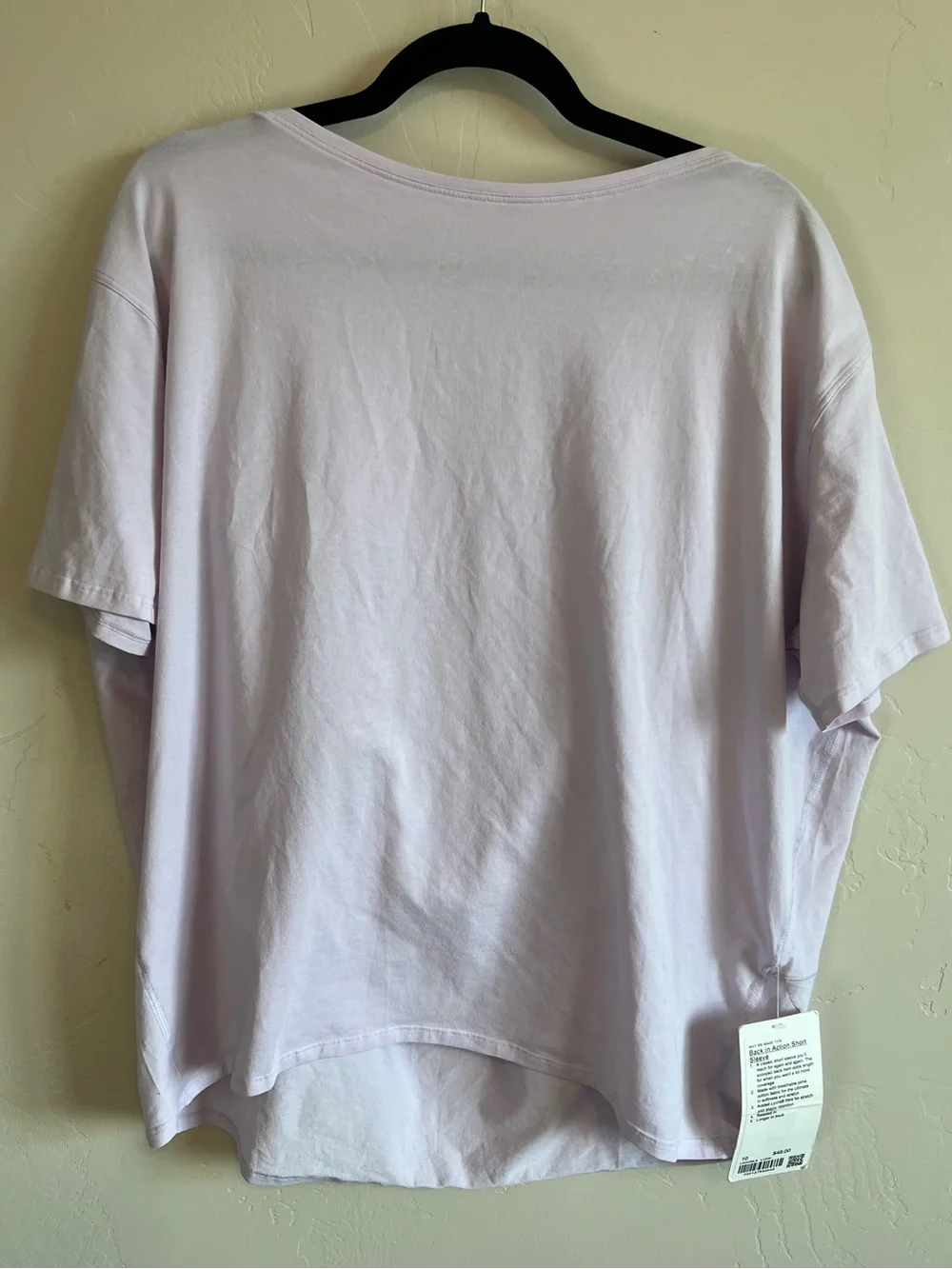 NWT Back in Action Short Sleeve, Lavender Dew, Size 10